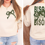 Bison Matching Stacked Camo Greens DTF Print