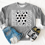 Blazers Repeat Soccer Bow DTF Print