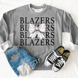 Blazers Repeat Volleyball Bow DTF Print