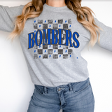 Distressed Bombers Checker DTF Print