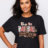 Baseball Kinda Day DTF Print