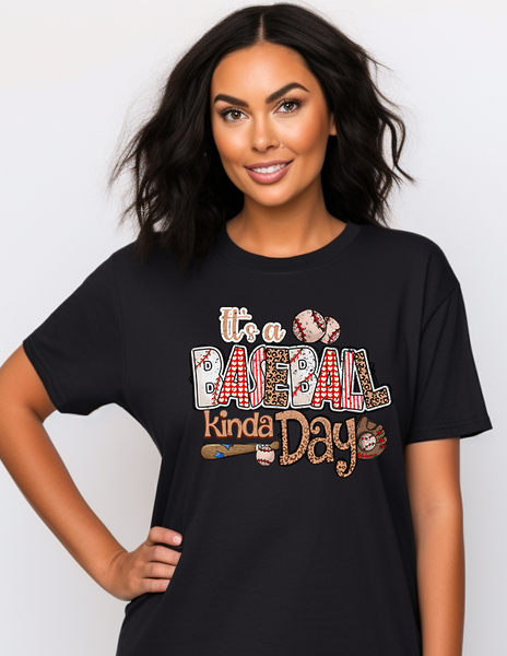 Baseball Kinda Day DTF Print