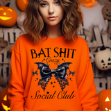 Bat Shit Crazy Social Club DTF Print