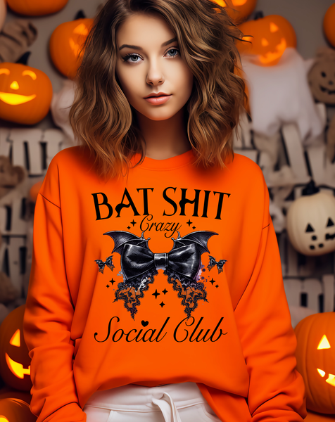 Bat Shit Crazy Social Club DTF Print