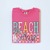 Beach Day Multi Color DTF Print