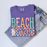 Beach Day Multi Color DTF Print