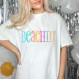 Watercolor Beachin DTF Print