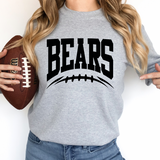 Bears Football Arched DTF Print