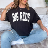 Big Reds Varsity Distressed Teams DTF Print