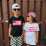 All American Boy/Girl Flag DTF Print