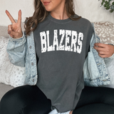 Blazers Varsity Distressed Teams DTF Print