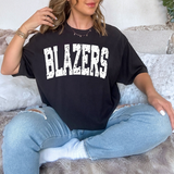 Blazers Varsity Distressed Teams DTF Print