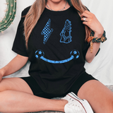Distressed Soccer Smile DTF Print