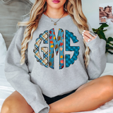 Custom Fall Monogram DTF Print