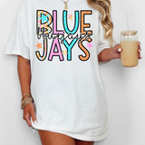 Bluejays Spring Star Doodle Mix DTF Print