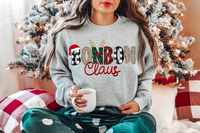 BonBon Claus Christmas DTF Print