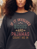 Books and Pajamas DTF Print