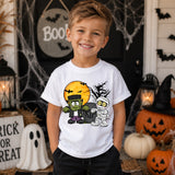 Frankenstein & Mummy Kids Halloween DTF Print