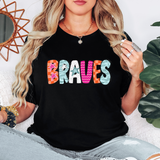 Braves Doodle Mix DTF Print