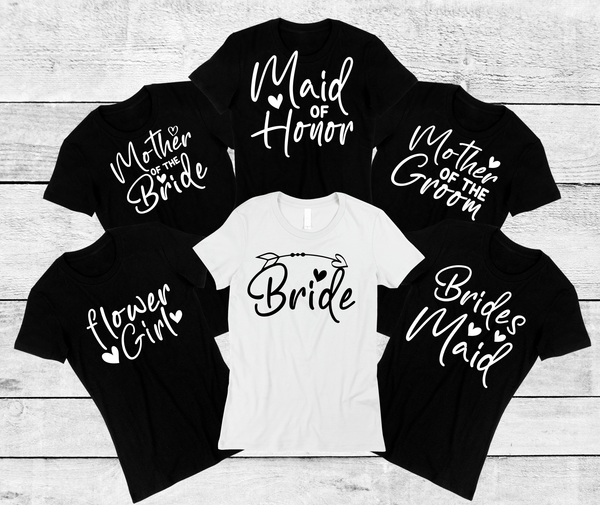 Bridal Party DTF Print