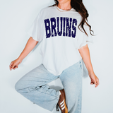 Bruins Varsity Distressed Teams DTF Print