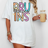 Bruins Star Doodle Mix DTF Print