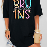 Bruins Star Doodle Mix DTF Print