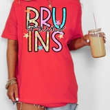 Bruins Star Doodle Mix DTF Print