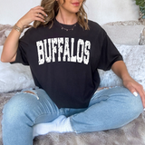 Buffalos Varsity Distressed Teams DTF Print