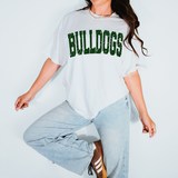 Bulldogs Varsity Distressed Teams DTF Print