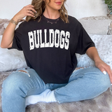 Bulldogs Varsity Distressed Teams DTF Print