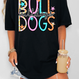 Bulldogs Star Doodle Mix DTF Print