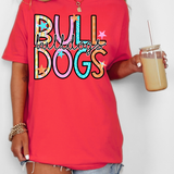 Bulldogs Star Doodle Mix DTF Print