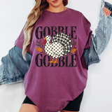 Gobble Gobble Polka Dot Turkey DTF Print