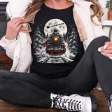 Classic Polar Express Santa DTF Print