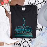 Turquoise Boot Stitch DTF Print