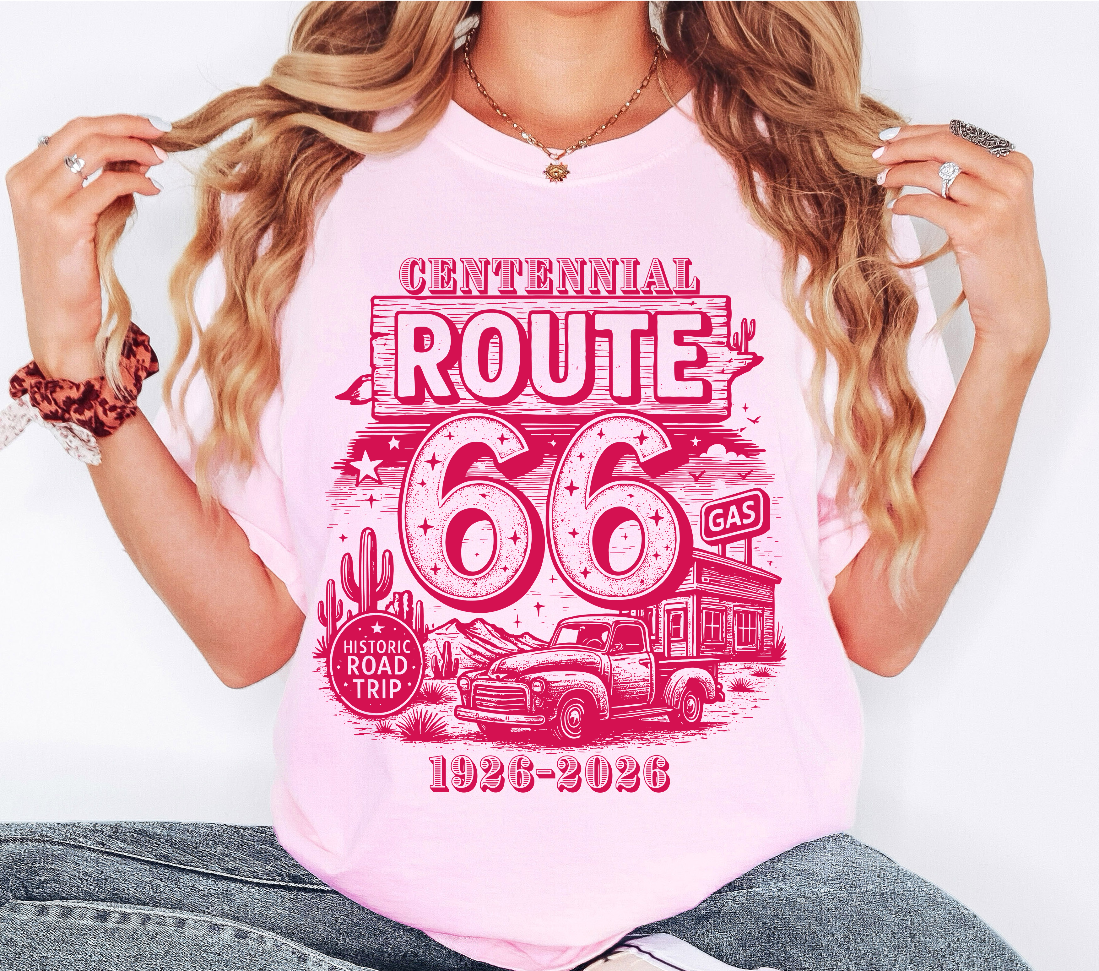 Route 66 Centennial DTF Print