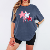 She Loves Jesus and America Too Stamp DTF Print