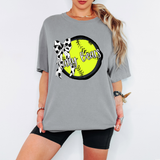 Lady Bears Coquette Softball Spirit DTF Print