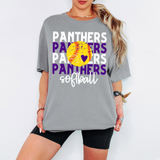 Panthers Repeat Softball DTF Print