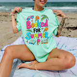 Booked For Summer Neon DTF Print