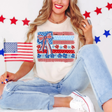 Daisy USA Flag DTF Print