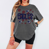 Eagles Maroon and Navy Dot Dot DTF Print
