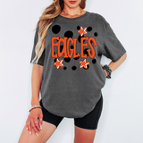 Eagles Orange and Black Dot Dot DTF Print