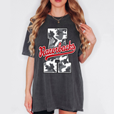 Custom Camo Varsity Team Swoosh DTF Print