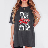 Custom Camo Varsity Team Swoosh DTF Print
