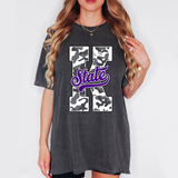 Custom Camo Varsity Team Swoosh DTF Print