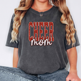 Cheer Mom Glitter School Spirit DTF Print