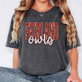 Fairland Owls Glitter School Spirit DTF Print
