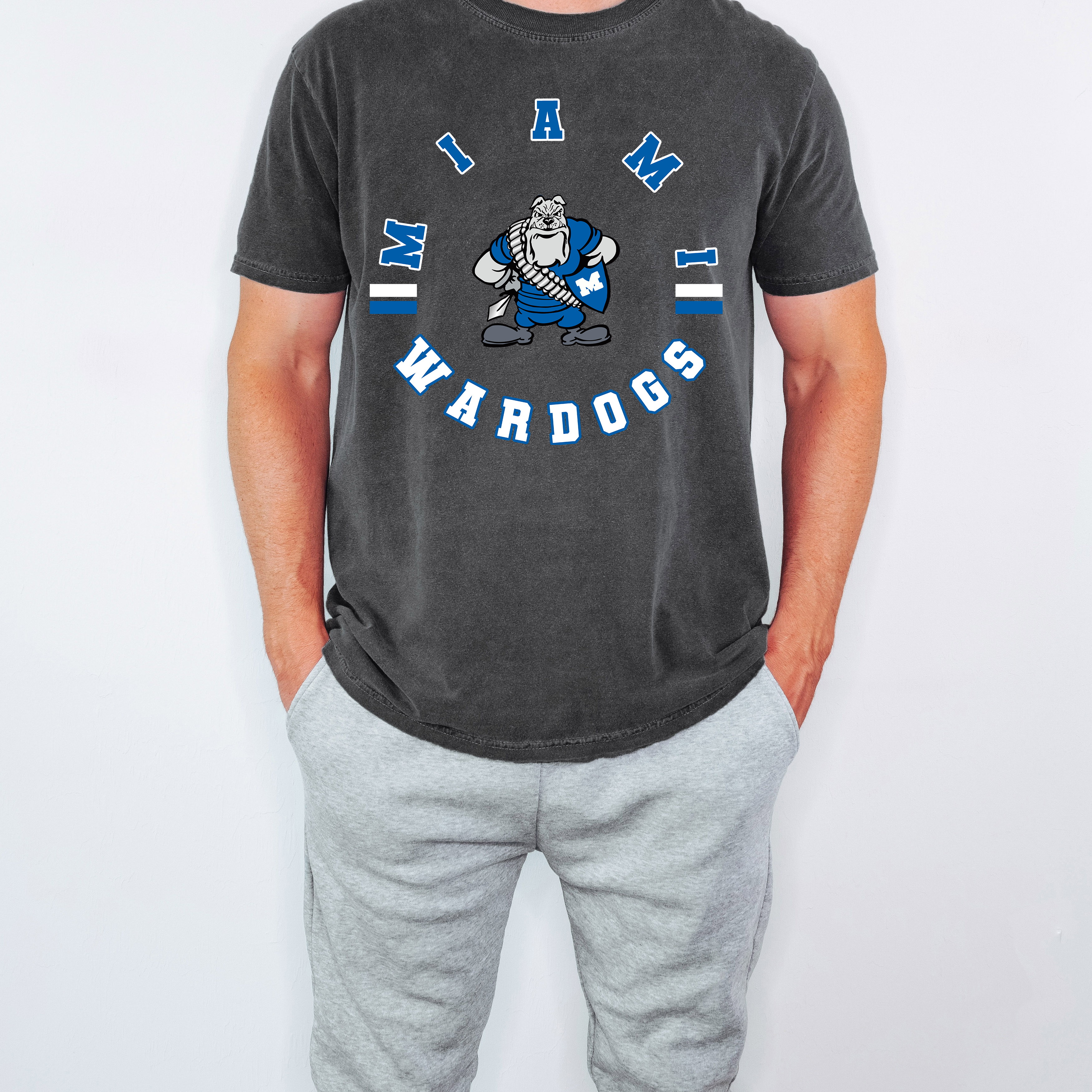Miami Wardogs Mascot Circle Team DTF Print